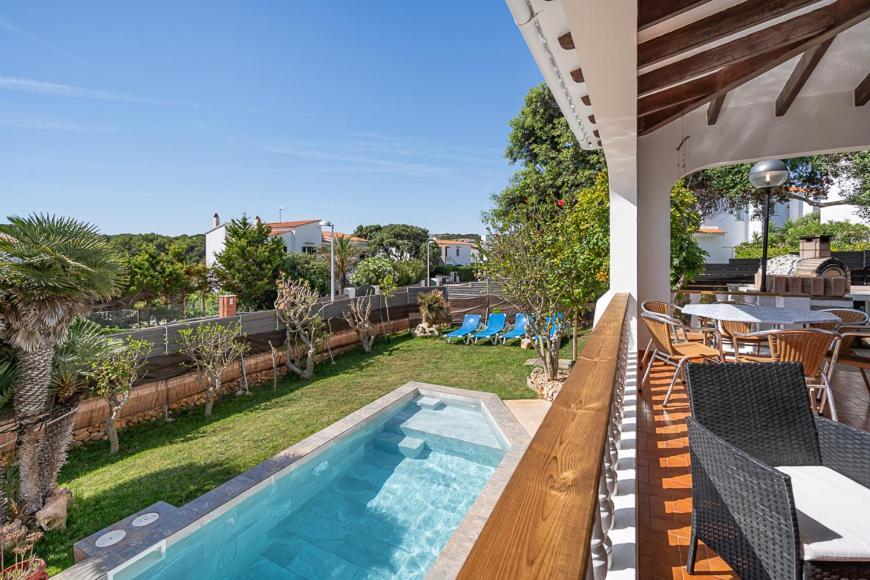 S'Auba Villa Exclusiva Con Piscina Privada De Agua Salada Y Horno De Pizza Es Mercadal Buitenkant foto