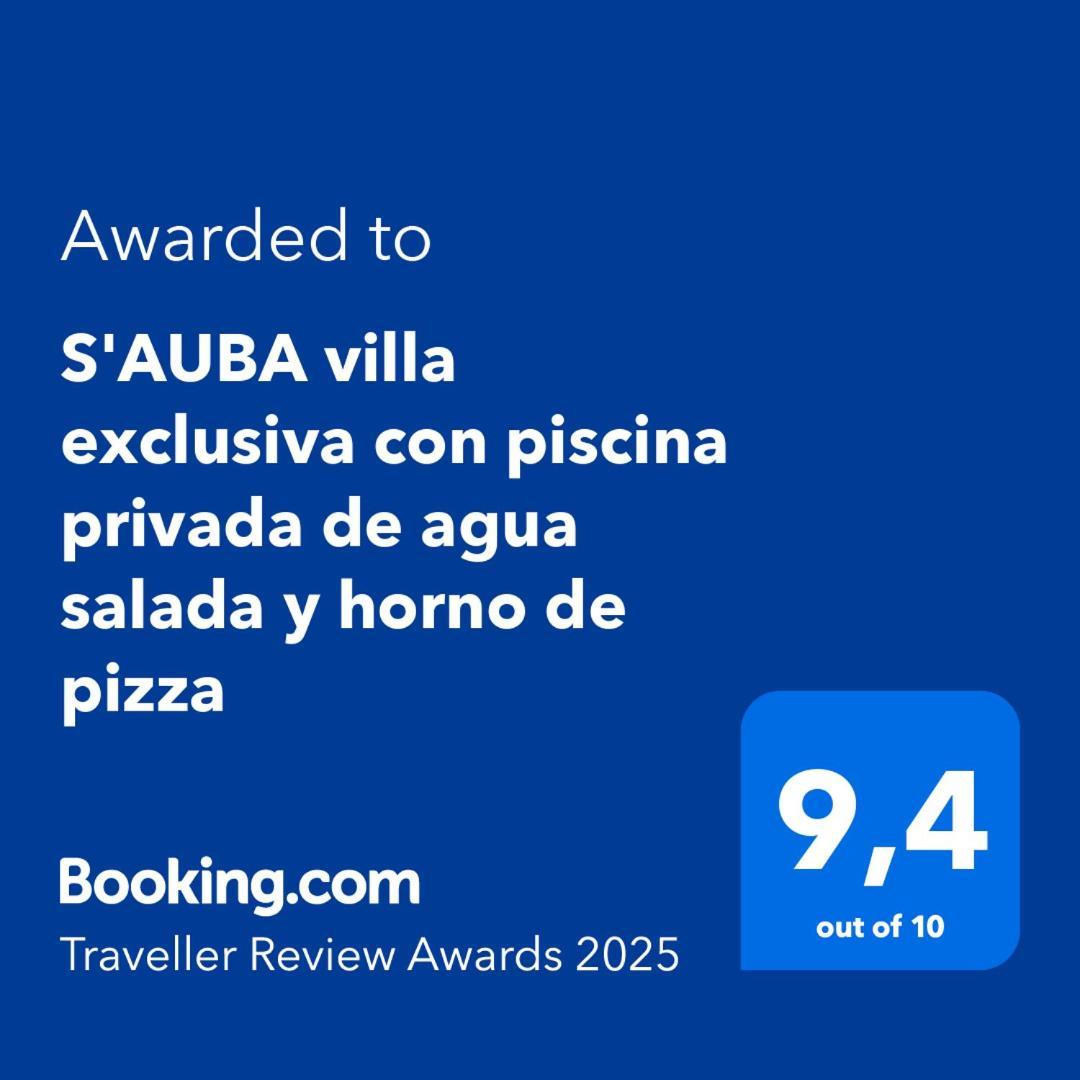 S'Auba Villa Exclusiva Con Piscina Privada De Agua Salada Y Horno De Pizza Es Mercadal Buitenkant foto